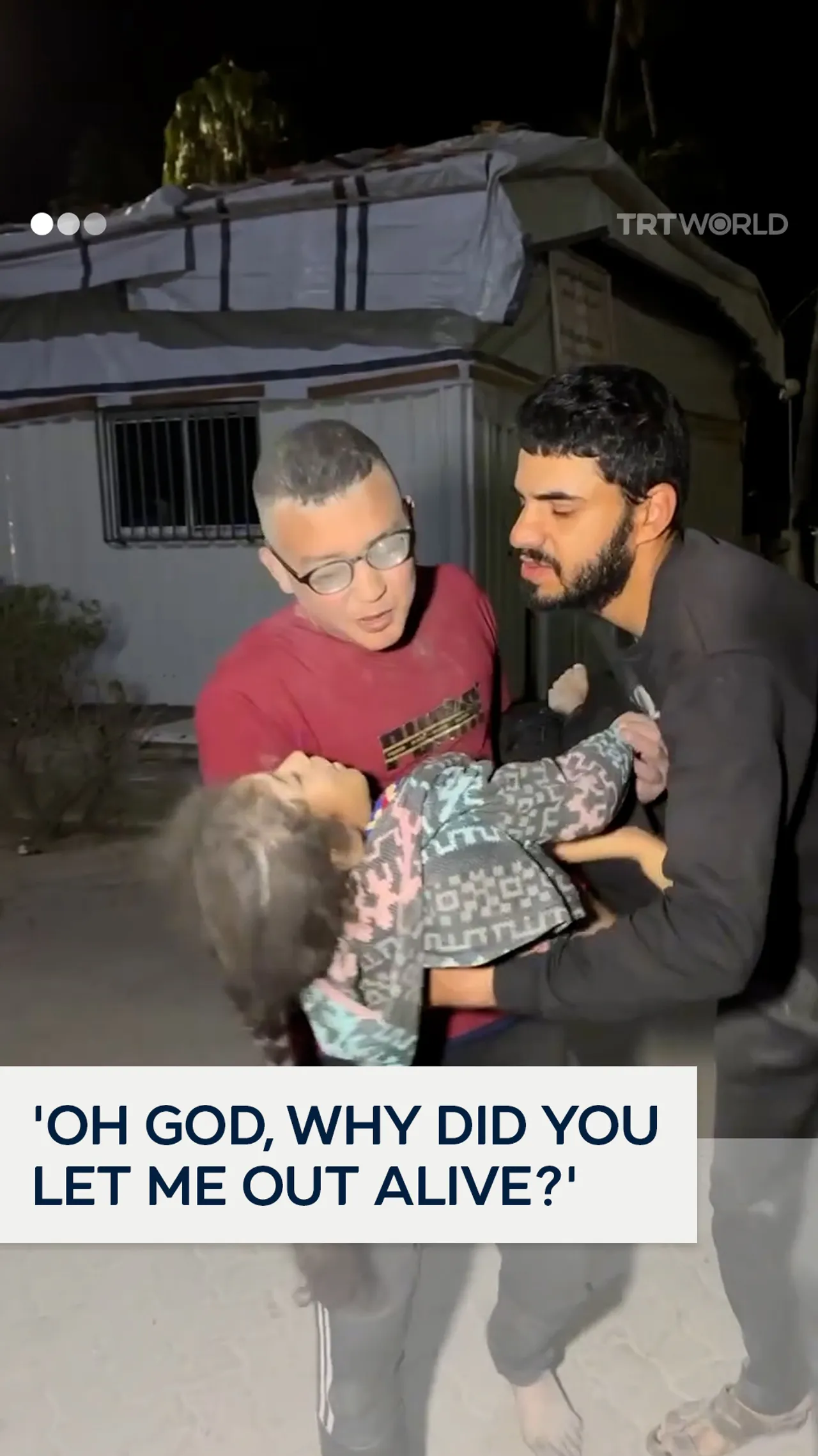 Palestinian child carries body of his sister killed by Israel